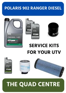 Polaris Ranger 902 Diesel 2019-2024 Full Service Kit - Oil & Filters - Picture 1 of 2