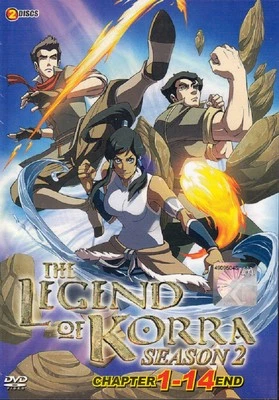 AVATAR THE LEGEND OF KORRA ( Senson 2 Chapter.1-14 END ) DVD English Version Foto 1 de 2