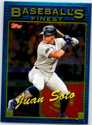 JUAN SOTO 2024 Topps Finest 1993 BASEBALL'S FINEST PROTOTYPE Yankees #93-9 - Image 1 of 2