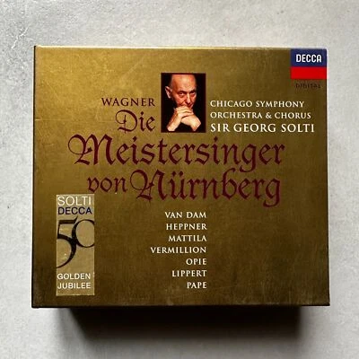 Wagner Die Meisterninger - Sir Georg Solti / 4 CD / DECCA - Immagine 1 di 2