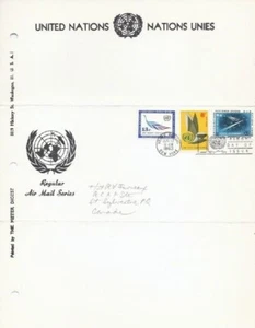 UN #C8/C10 REGULAR AIR MAIL 1963 - Meter Digest - Picture 1 of 1