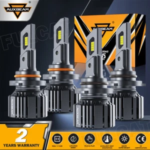 For Chevy Express 2500 3500 1996-2024 AUXBEAM Canbus 9005 9006 LED Headlights - Picture 1 of 15