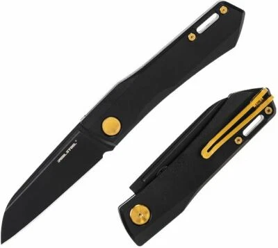 Real Steel Solis Folding Knife 2.88" Bohler N690 Steel Blade Titanium Handle - Image 1 of 4