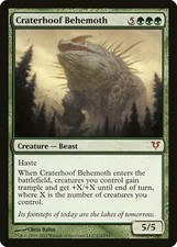Craterhoof Behemoth - Foil Avacyn Restored MP MTG