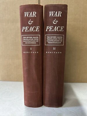 Leo Translated and Tolstoy, Vasily Verestchagin / War and Peace 1st Edition 1938 - Image 1 of 4