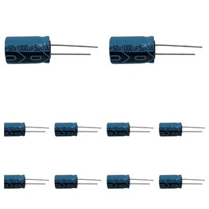 (Qty 10) XICON Aluminum Electrolytic Capacitors - XRL50V1000 - 50V 1000uF 20%TOL - Picture 1 of 8