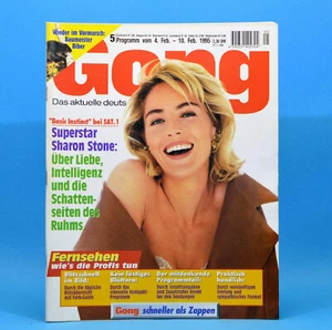 Gong 5-1995 / 04.02.-10.02. TV-Zeitschrift Sharon Stone Meret Becker Fred Kogel - Bild 1 von 1