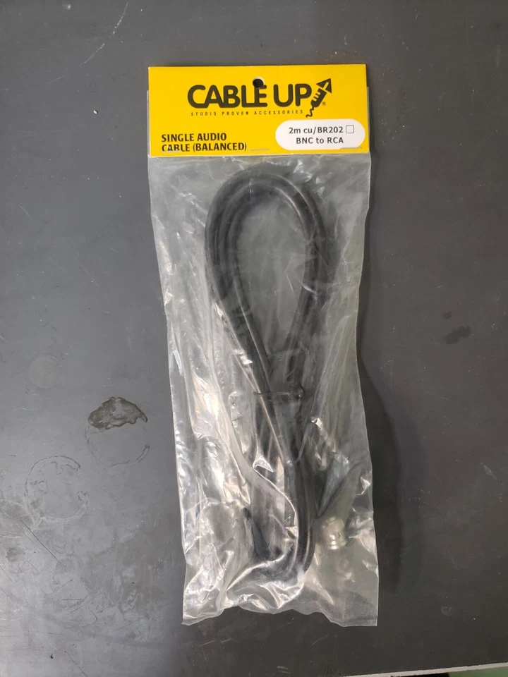 Cable Up CU/BR202 - BNC to RCA 2m - Image 1 of 1