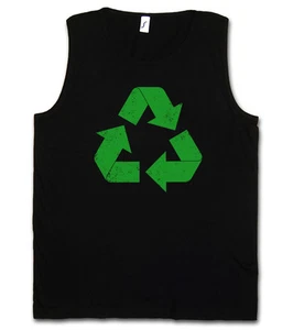 GILET CANOTTA CANOTTA NERA VINTAGE LOGO RICICLATO II THE BIG BANG THEORY - Sheldon Cooper - Foto 1 di 2