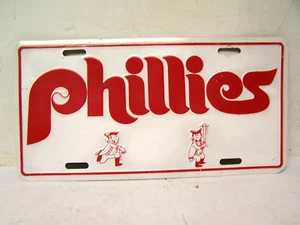 Philadelphia Phillies - Phil & Phillis? Targa in metallo - epoca anni 70 - usata - Foto 1 di 4