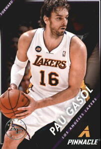 2013-14 Pinnacle Artist's Proofs Lakers Basketball Card #118 Pau Gasol