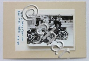 Fotografia epoca gita Moto Garelli aprile 1928 a Erba Como - Picture 1 of 1