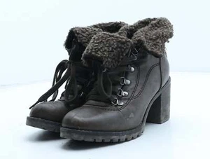 Bota botín sintético marrón Graceland para mujer UK 3 EU 36 - Imagen 1 de 12