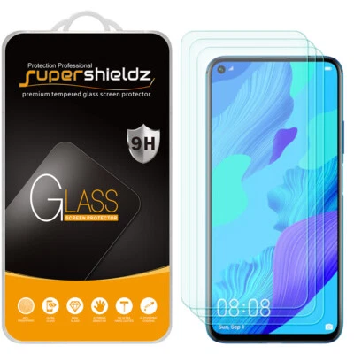 [3-Pack] Supershieldz Tempered Glass Screen Protector for Huawei Nova 5T - Image 1 of 4