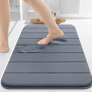 Colorxy Memory Foam Bath Mat 30x20, Ultra Soft and Absorbent Bathroom Rugs - Picture 1 of 7