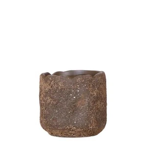 Kolibri Home | Moon Dekotopf - Brauner Industrie-Stil Blumentopf Ø6cm für Ihr In - Bild 1 von 1