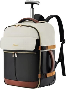 Hynes Eagle in Rolling Backpack Carry-on Trolley Luggage Suitcase Laptop Bag - Picture 1 of 7