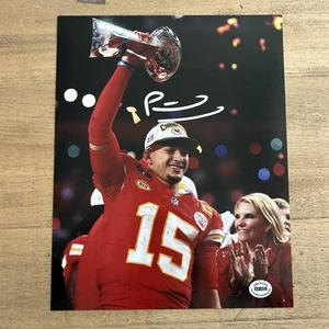 Patrick Mahomes Kansas City Chiefs Champion Autographed 8x10” Photograph W/COA - Picture 1 of 5