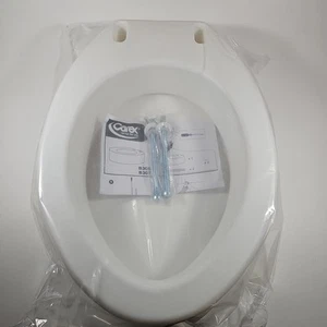 Carex Toilet Seat Riser, Elongated Raised Toilet Seat 3.5" - Picture 1 of 3
