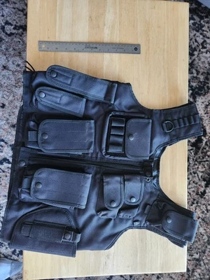 UTG SWAT Police Tactical Vest Arms Holder PVC-V548BL - Image 1 of 3