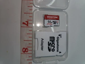 Tarjeta Micro Disco Gigastone 64 GB A1V30 y Gigastone SD GS-4IN1600X64GB-R - Imagen 1 de 6