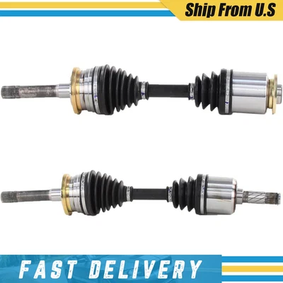 Pair of Front CV Axle Shafts SurTrack Set Fits For Mazda B2600 4WD 1987-1993 - Image 1 of 4