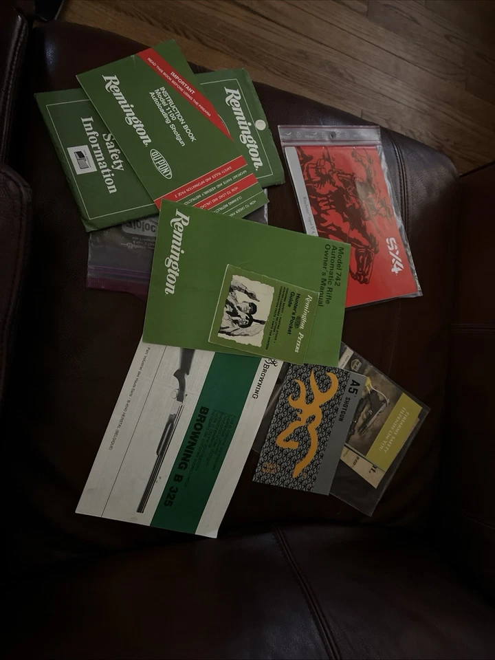 Lot of Gun Related Literature, Manuals, Remington Browning - Image 1 of 1