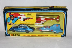Corgi Superman Gift Set 21, buone condizioni in scatola originale - Foto 1 di 12