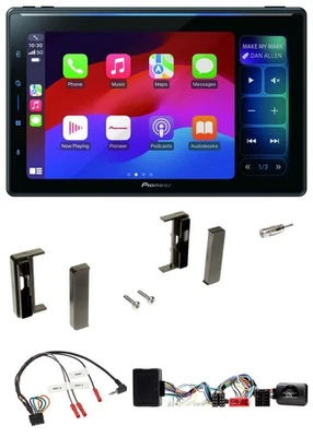 Pioneer Bluetooth DAB Lenkrad USB Autoradio für Audi TT 1998-2006 Aktiv schwarz - Bild 1 von 4