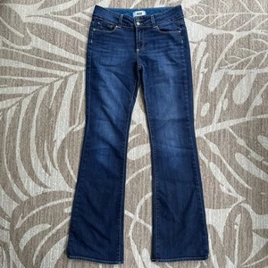 Paige Jeans Womens Size 29 Hidden Hills Flare Bootcut Dark Wash Denim Inseam 33” - Picture 1 of 9