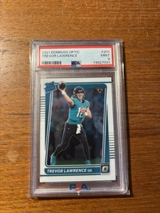 TREVOR LAWRENCE OPTIC ROOKIE PSA 9 JAGUARS QB1 RC RATED ROOKIE TLAW T LAW! RARE! - Picture 1 of 3