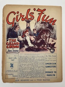 Girls' Fun Comic 15th April 1947 Vol.1 No.8 British Golden Age | Gerald G. Swan - Bild 1 von 7