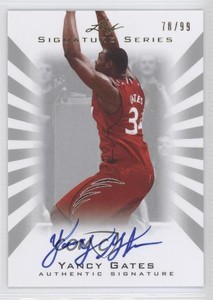 2012 Leaf Signature Series Silver /99 Yancy Gates #BA-YG1 Auto