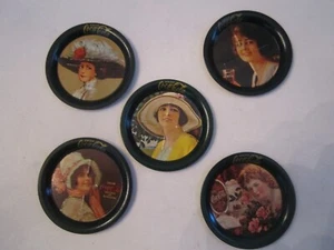 5 DRINK COCA COLA TABLE COASTERS - REPRODUCTIONS - TUB B - Picture 1 of 2