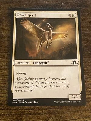 Dawn Gryff 019/205 Eldritch Moon MTG Magic The Gathering L9529* - Image 1 of 2