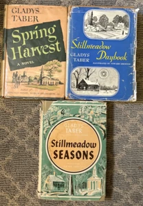 Gladys Tabor Lot of 3 Spring Harvest 1959 & Stillmeadow Daybook 1955 & Harvest - Picture 1 of 16