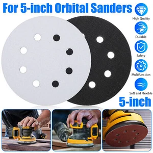 2PCS New 5in Hook Loop Foam Cushion Sanding Discs Buffer Pad For Orbital Sander - Picture 1 of 6