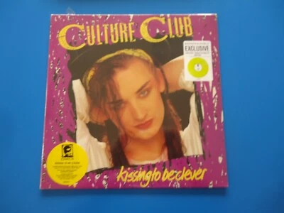 Culture Club Kissing to be Clever LP (2024) NEW Yellow Vinyl Shrink Wrap Tear - Image 1 of 4