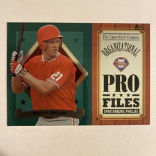 1994 Scott Rolen Upper Deck Pro Files Rookie #OP-21 Phillies MINT