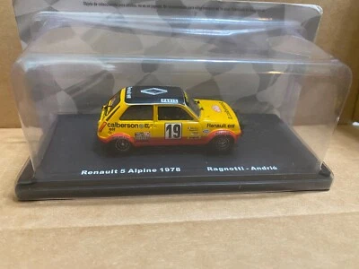 RALLY 1:43 SALVAT IXO RENAULT 5 ALPINE 1978 RAGNOTTI - ANDRIE - Image 1 of 3