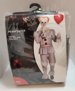 IT Pennywise The Clown Adult Medium M Spirit Halloween Costume Cosplay New - Picture 1 of 7