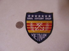 PATCH MILITARY OLDER ORIGINAL NAVAL ADVISORY GROUP VIETNAM