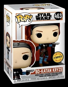 STAR WARS FUNKO POP #463 BO-KATAN KRYZE CHASE COLLECTIBLE TOY 2021 MOC - Picture 1 of 2