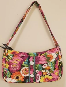 Bolso de mano Vera Bradley Cassidy Va Va Bloom 11,5 x 7,75 x 3,25 acolchado - Imagen 1 de 4