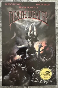 Frank Frazetta's Death Dealer #1 Whiz Bang exclusivo firmado Bisley 119/1000 - Imagen 1 de 13