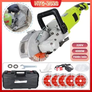 4000W Electric Wall Chaser Groove Cutting Slotting Machine Brick Concrete Cutter - Picture 1 of 12