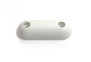 Ctn von 48 - (60 mm x 22 mm x 12 mm) weiß Gummi oval Toilette Sitz Pads & - Bild 1 von 1