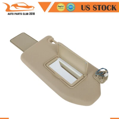 For Infiniti JX35 2013 Right PASSENGER Side Tan Sun Visor W/Lamp Foto 1 de 4