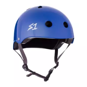 S1 Lifer Certified Gloss LA Blue Skateboard Helmet - Picture 1 of 4
