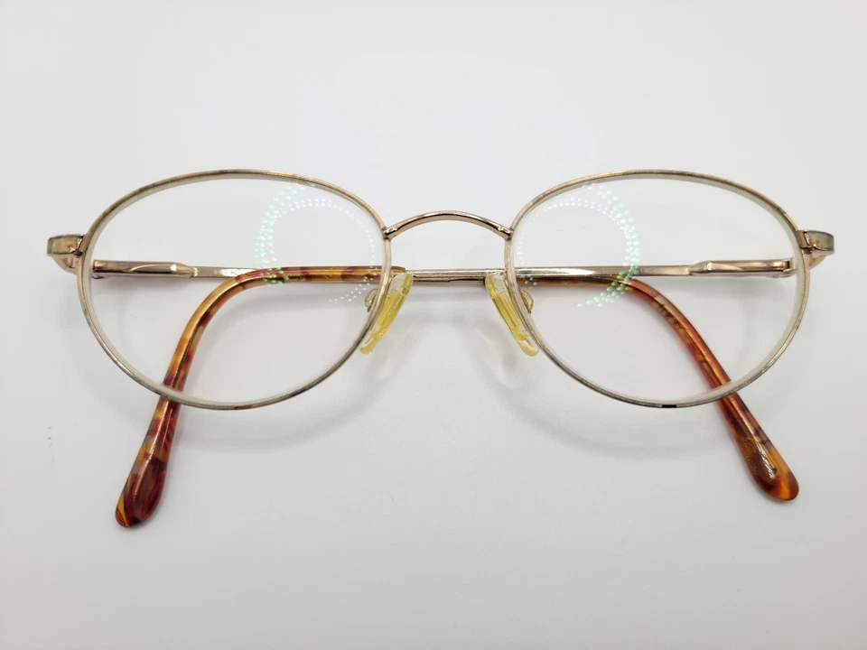 Hush Puppies Women's Eyeglasses Frames Elegant Oval Design Gold/Brown 44□18-140 - Изображение 1 из 1